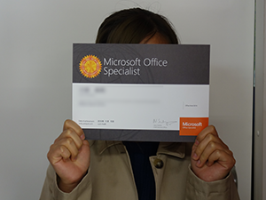 マイクロソフトオフィススペシャリストWord講座受講生