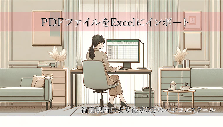 PDFファイルからExcelにインポート1