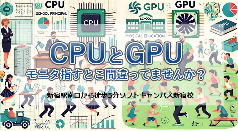 CPUとGPUの違いサムネ