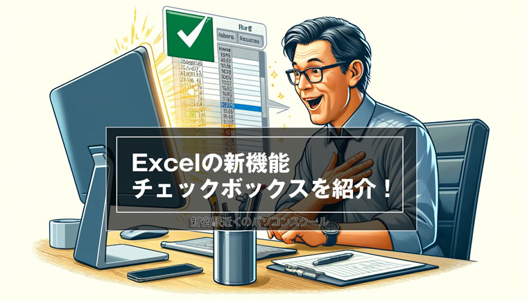 Excelの新機能 チェックボックスを紹介！