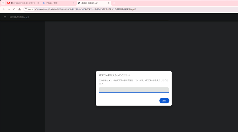 PDFパスワード2