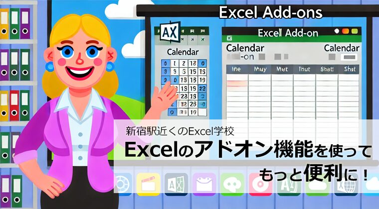 Excelアドオン機能でカレンダーを追加サムネ