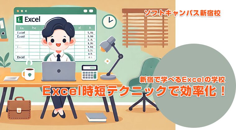 Excel時短テクニックで効率化！新宿で学べるExcelの学校サムネ